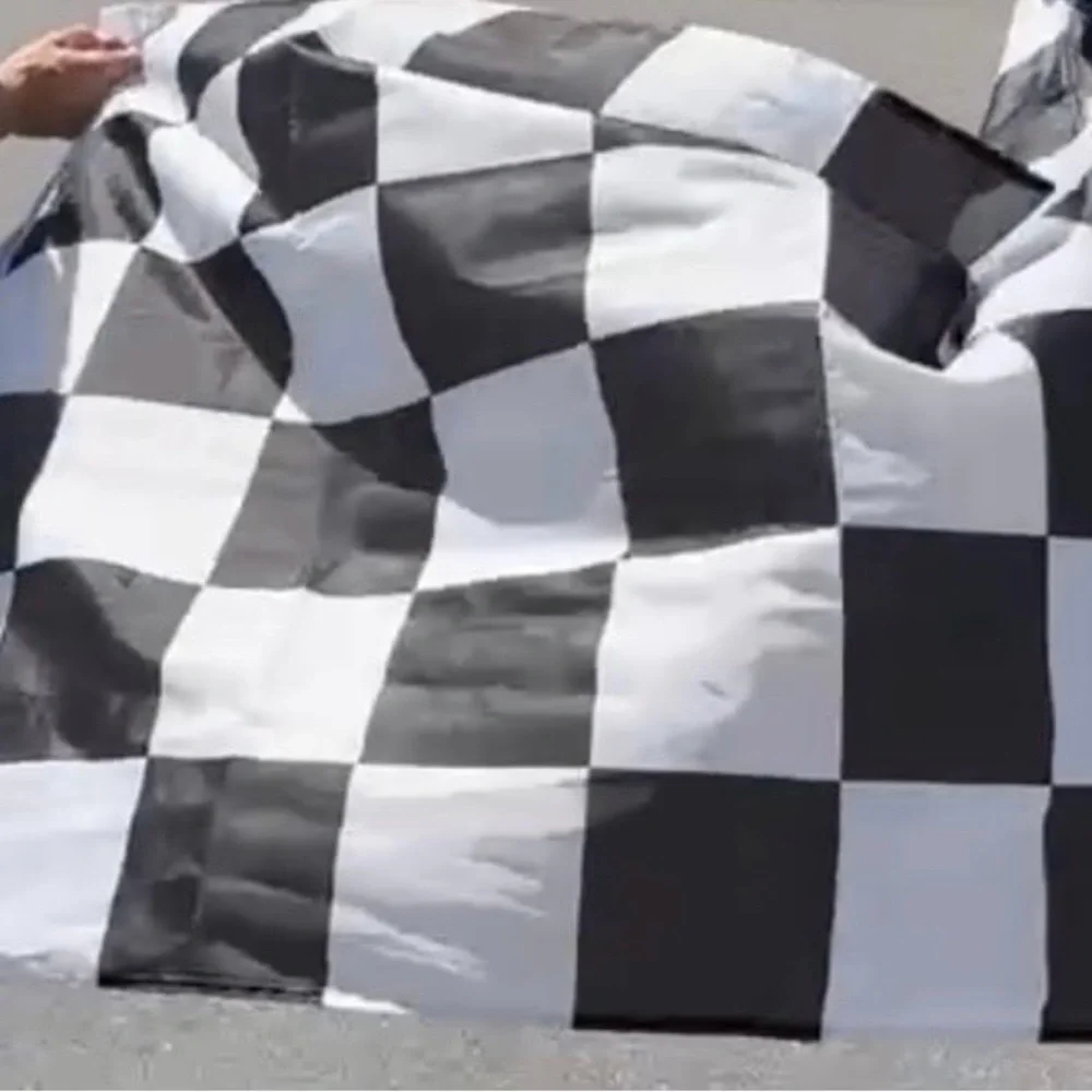 Black and White Checkered flag